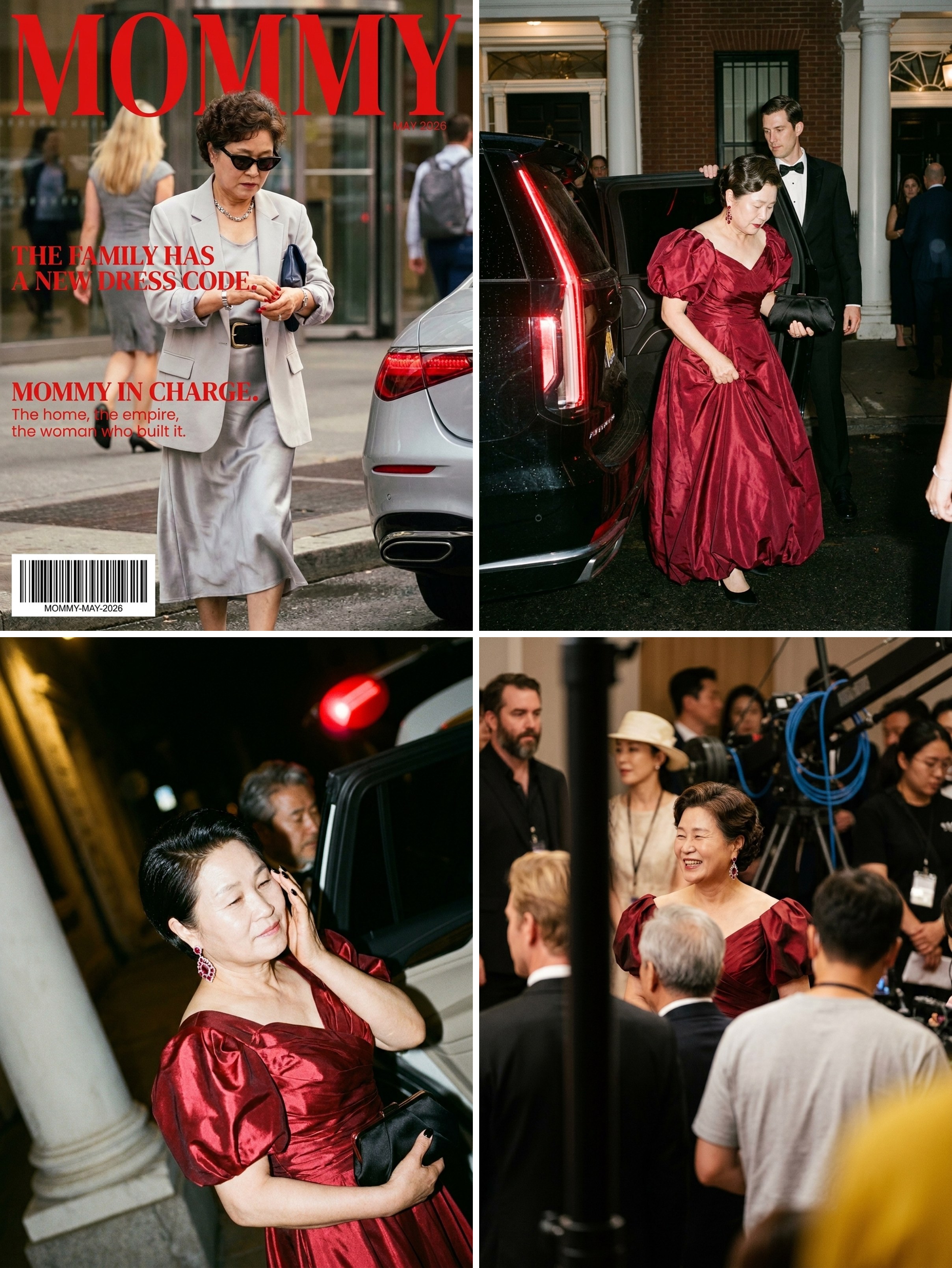 AI Magazine Cover — Mom in NYC Paparazzi Shots